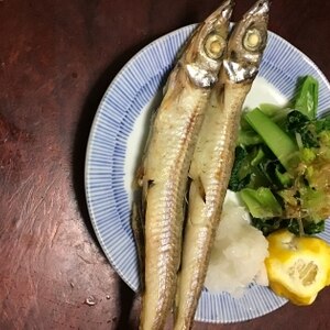 ニギスの、塩焼き